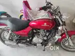Bajaj Avenger 220cc in red colour