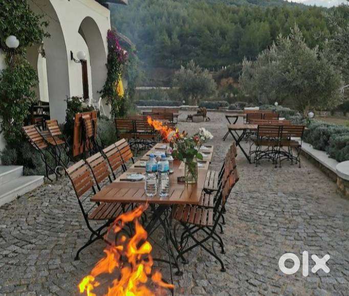 Brand newBlack Metal & wood Restaurant/ Cafe Furniture.
