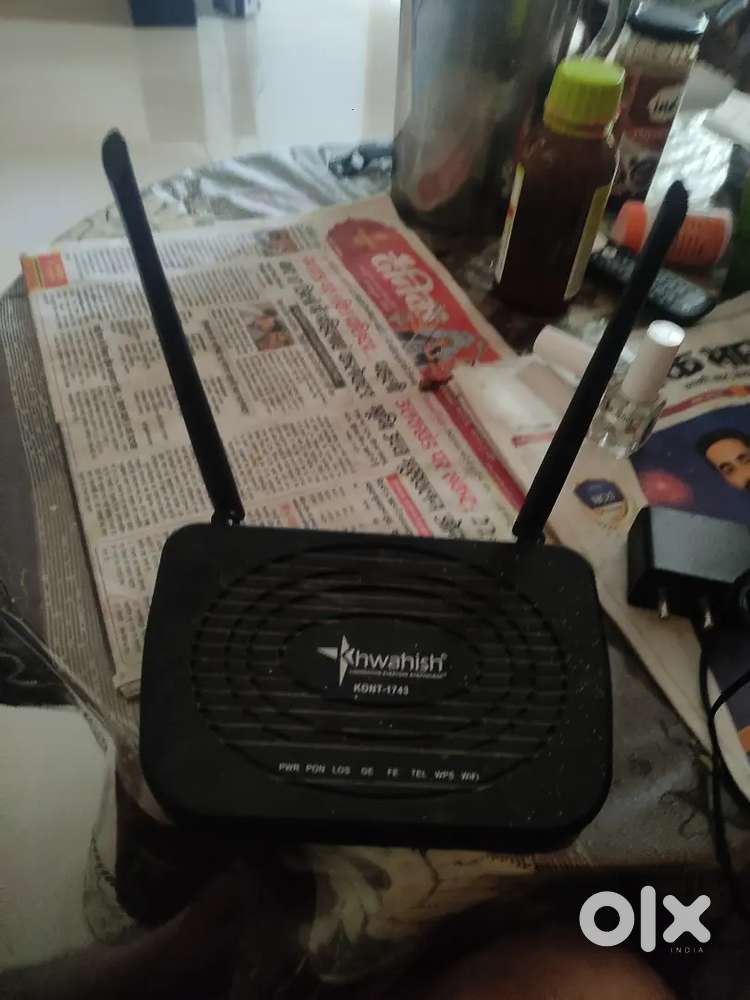 Khwahish - Kont-1743 Fibre optics dual antenna Wifi Router