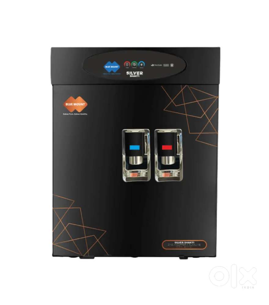 Premium Black HOT and NORMAL water purifier with added copper silver.