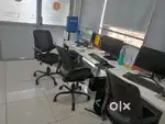 Office on rent fully furnished 1 cabin 8 seats at anandnagar