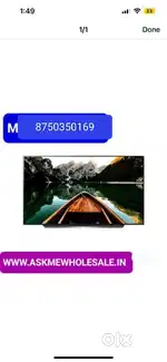 Brand new 48 inch O led tv with sound bar Alexa inbuilt wifi #8402