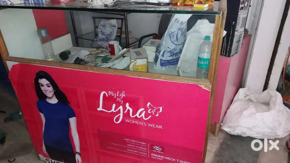 Wooden counter
