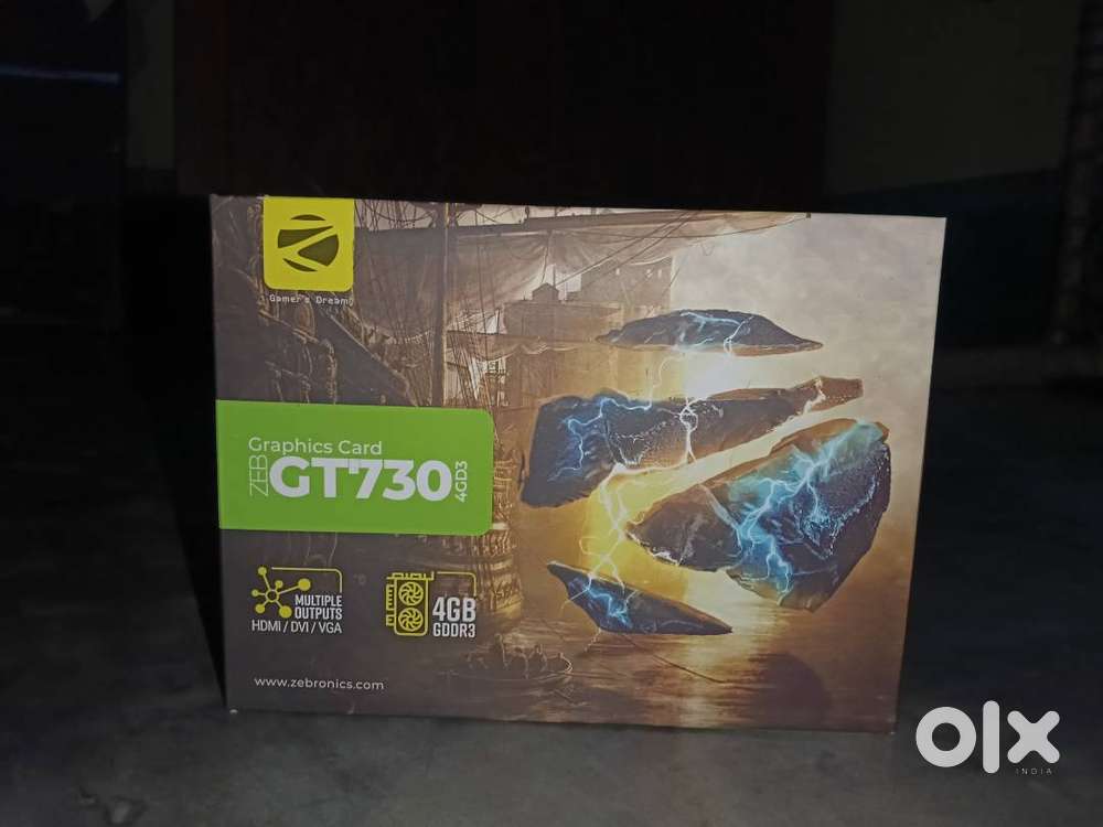 Zebronics GT 730 DDR3 4gb Graphic Card