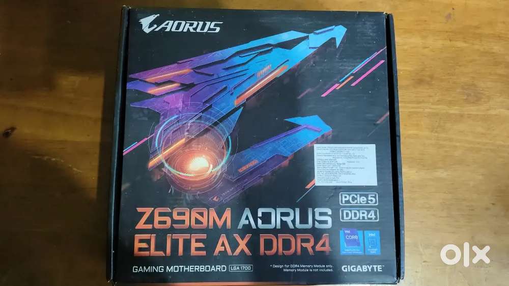 Aorus z690m elite ax ddr4 mother board