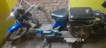 Blue Colour TVS