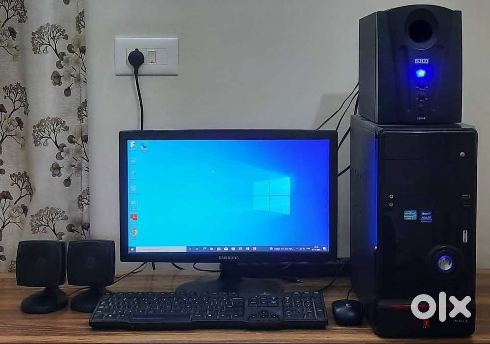 Desktop PC and Speaker  for Sale – Intel Core i3Windows 10 Pro