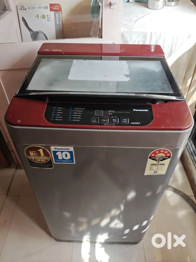 Panasonic topload 7.5 washing machine  in excellent working condition.