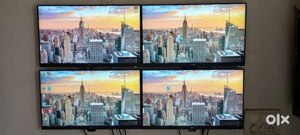 1 computer(HP),4 screen(BenQ), Trading setup