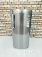 )+Lg smart inverter chrome finish single door @9500