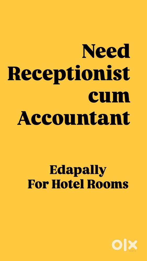 Receptionist cum accountant