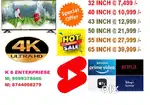 50 INCH SMART LED TV @ 21,999 /-