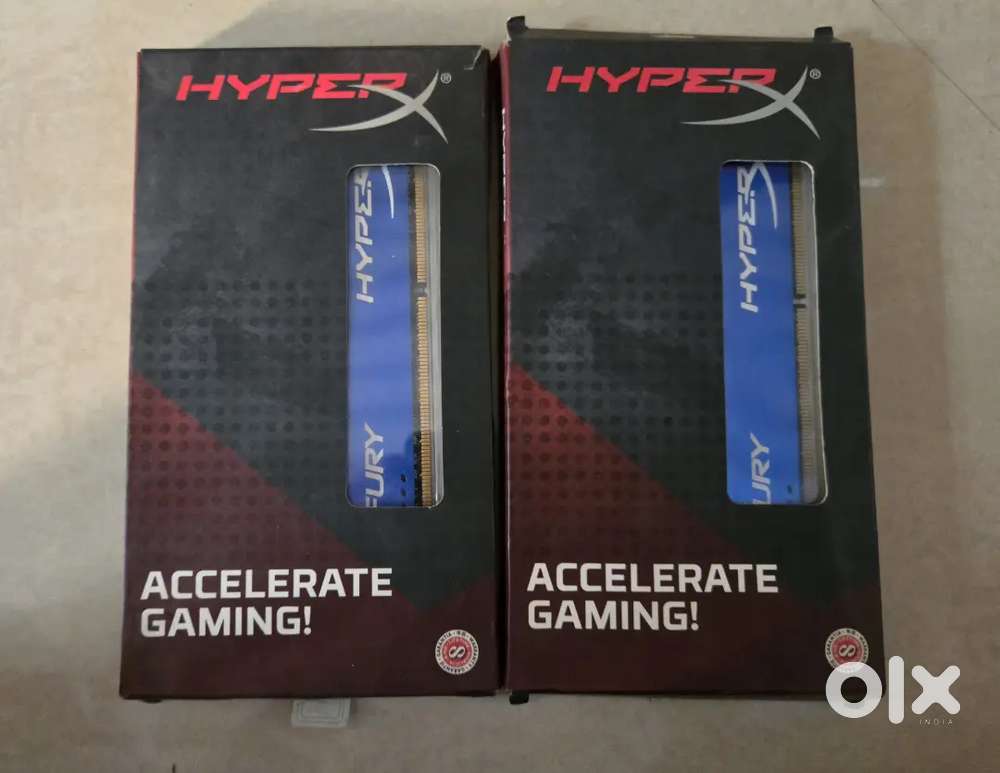 HyperX 16 GB RAM DDR4  (8GB ×2 )