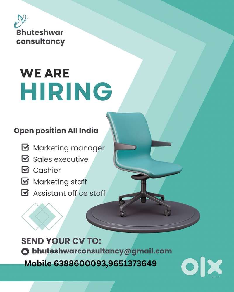 Supervisor, cashier ,office assitant