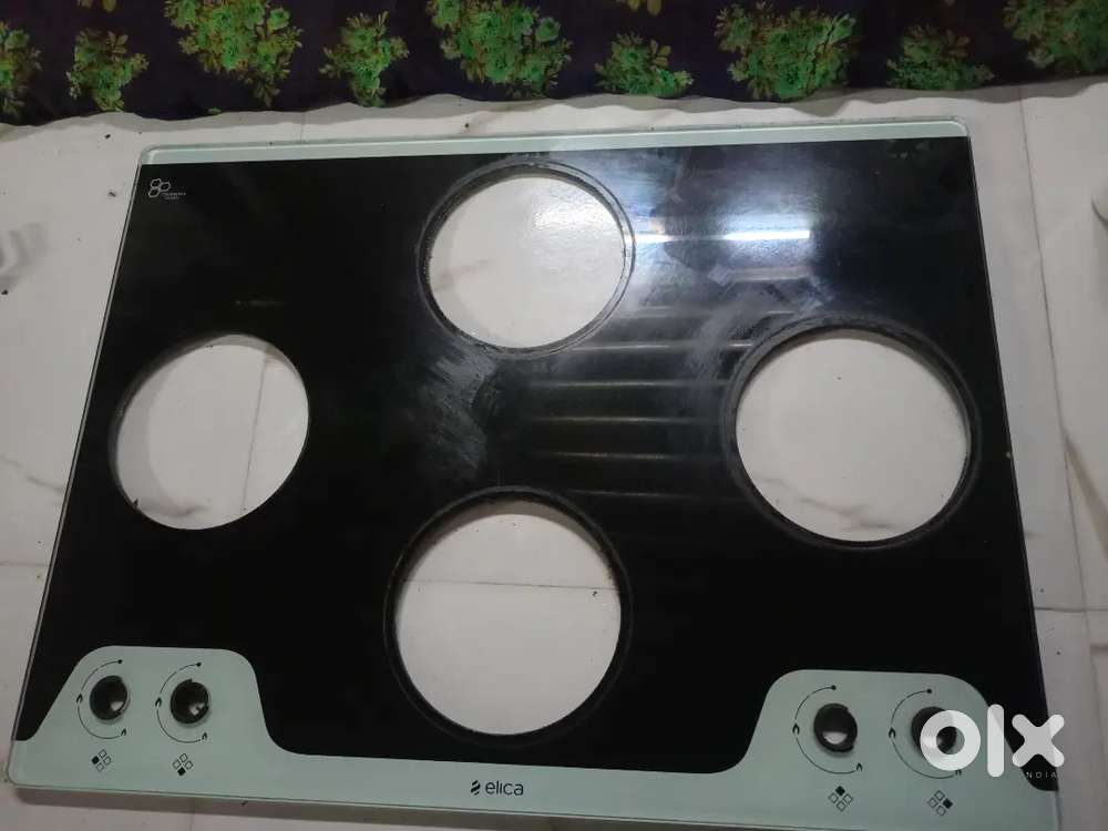 elica gas stove.glass only.