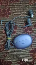 Realme earbuds noise cancellation air6 & sony handfree  xb55 model