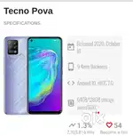 Tecno pova ld 7j model