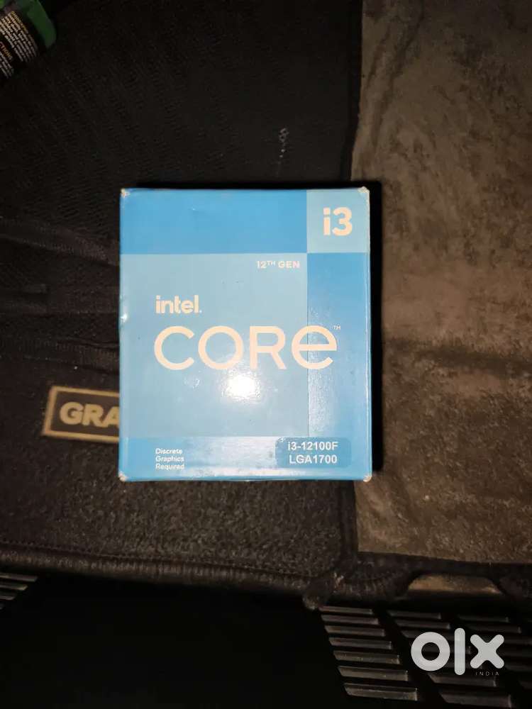 i3 12tth gen 12100F processor, and ant esport case fan.
