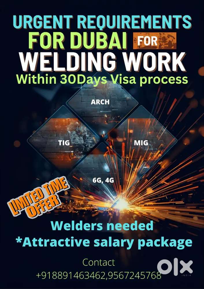 Abhudabhi welding worker needed immediate requirment
