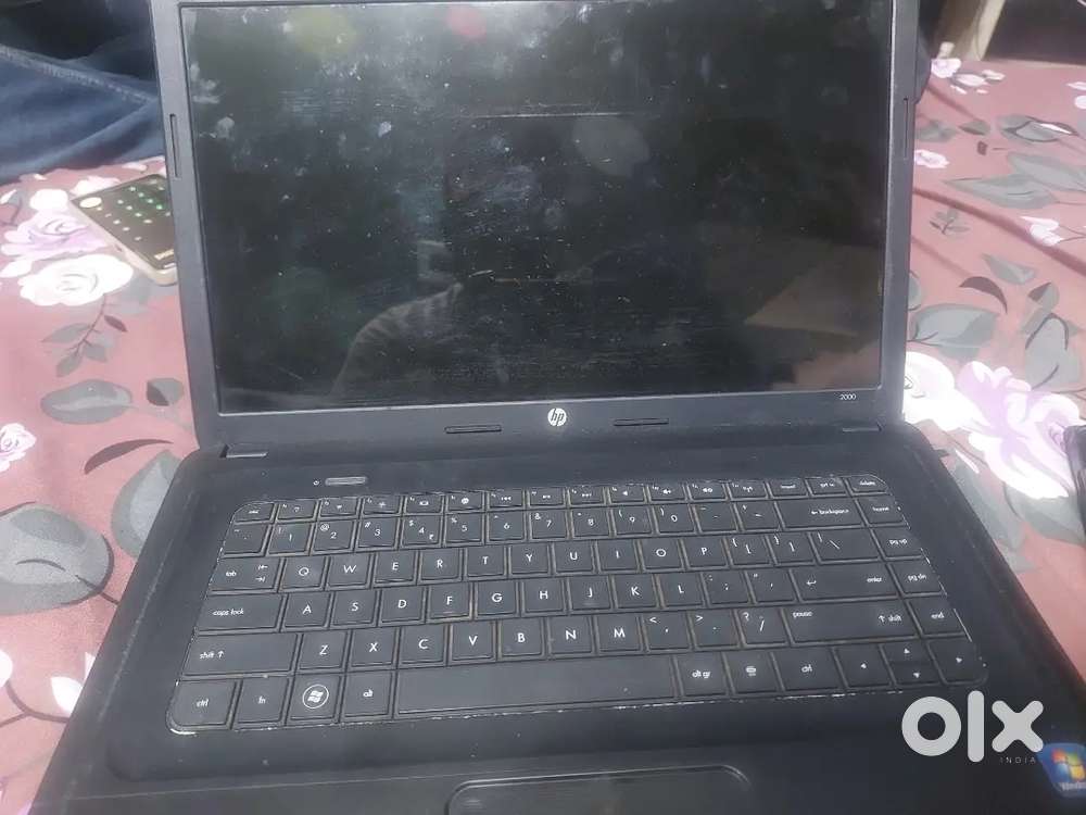 Hp2000 laptop 500Gb 9 keyboard is not working charger is available