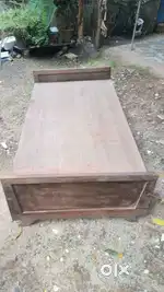 Solid wooden bed cot