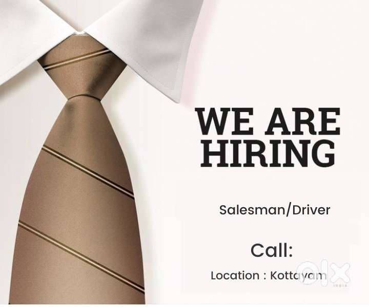 Wanted Salesman at Kottayam
