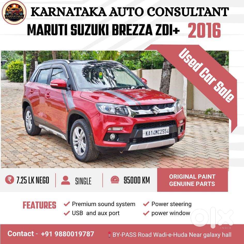 Maruti Suzuki Brezza ZDi Plus, 2016, Diesel