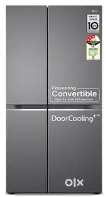 LG 650 L Frost Free Side by Side Convertible Refrigerator