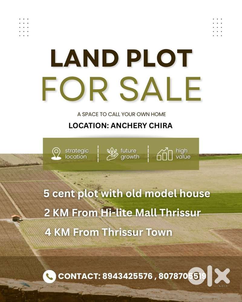 5 CENT HOUSE PLOT FOR SALE