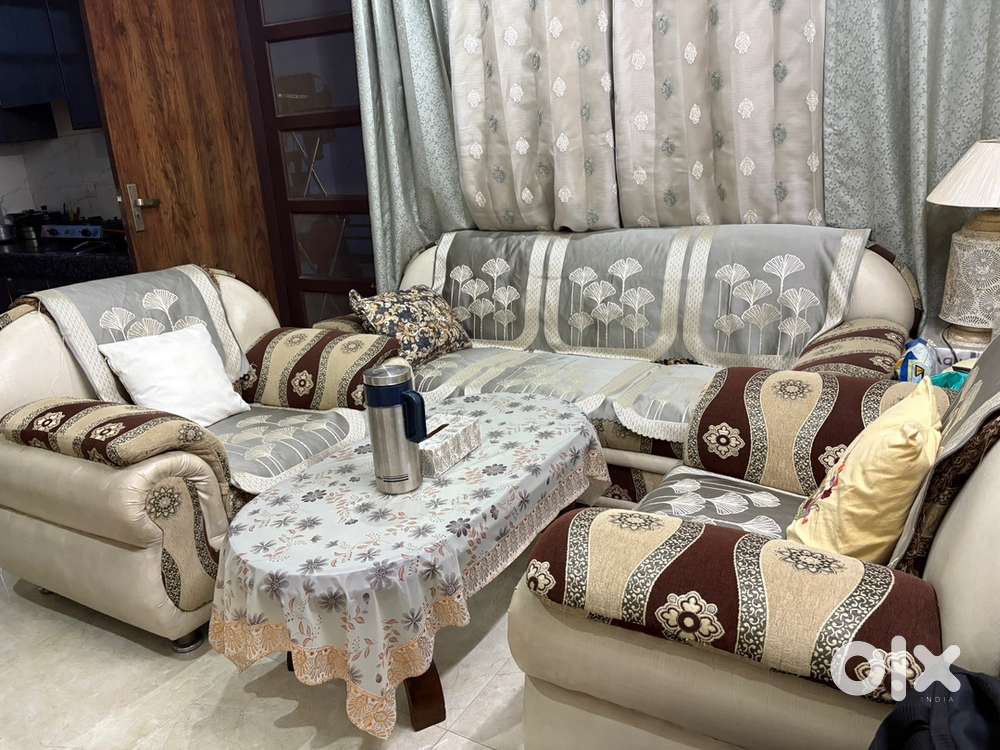New Sofa with dining table for family of 6