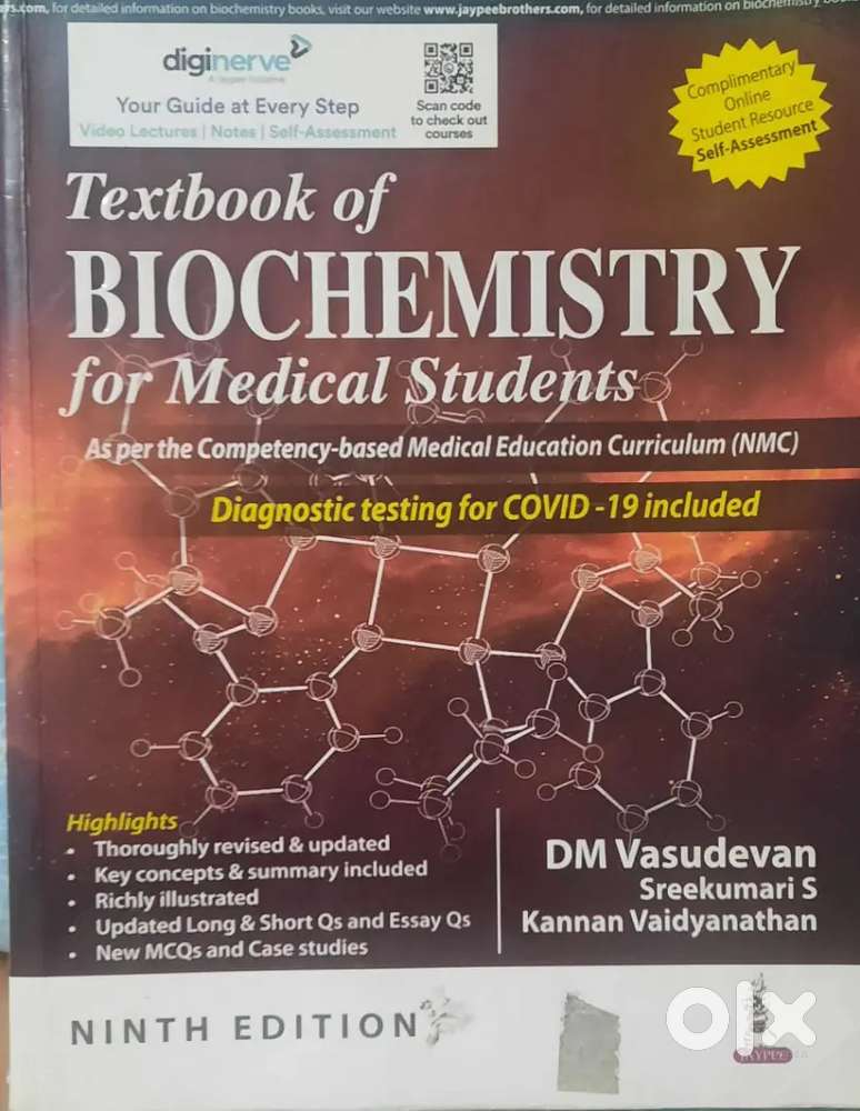 Textbook of Biochemistry for Medical students