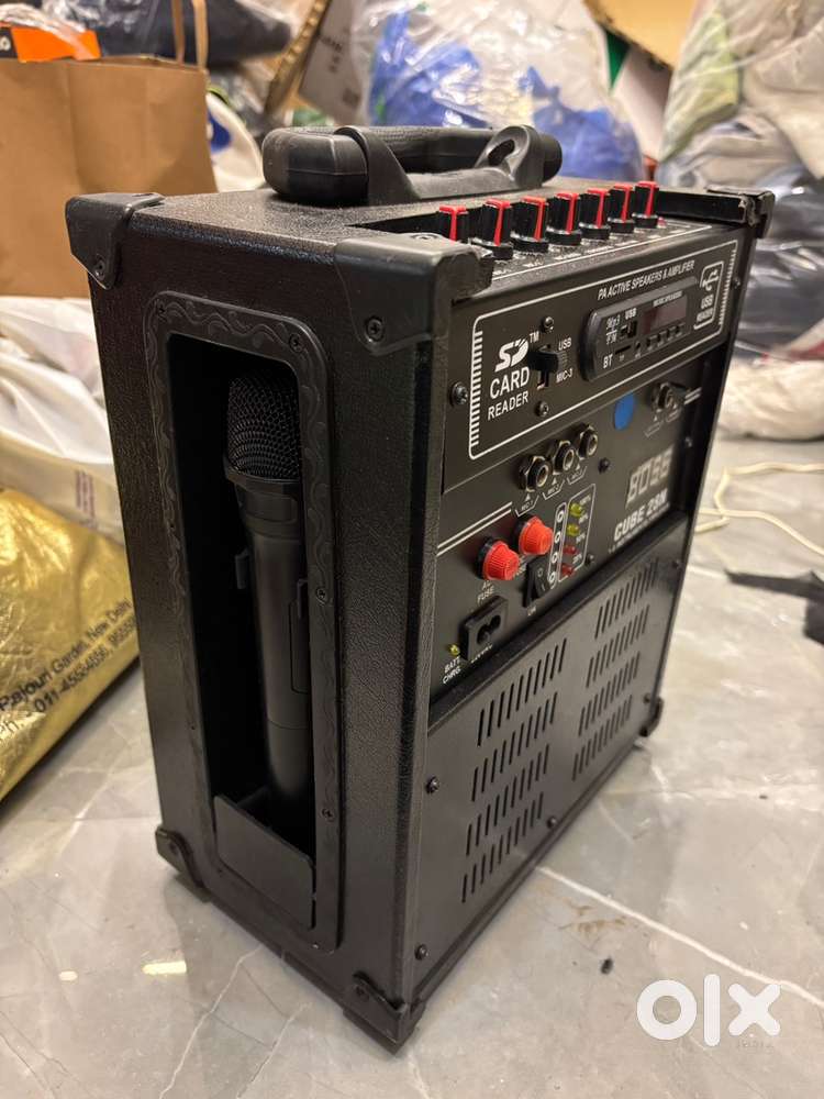 Amplifier With 2 Wireless Mic