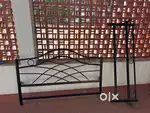 Steel cot(5*6) and wooden cot(4*6)