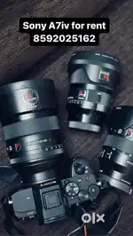 canon and sony cameras for rent at trivandrum