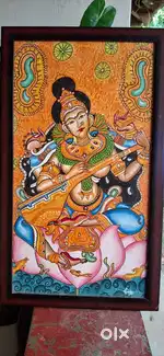 Saraswati mural paintings