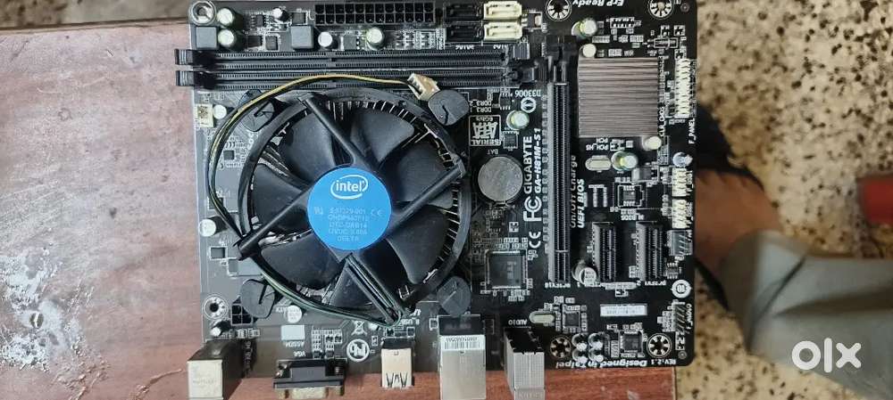 Motherboard h81 gigabyte with pentium processor and 1tb hdd