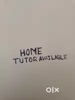 HOME TUTOR AVAILABLE(Class 4th to 10th)