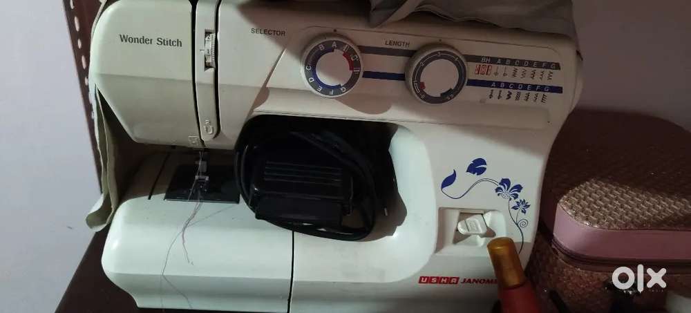Usha Janome Wonder Stitch Sewing Machine – Fully Serviced, New Motor