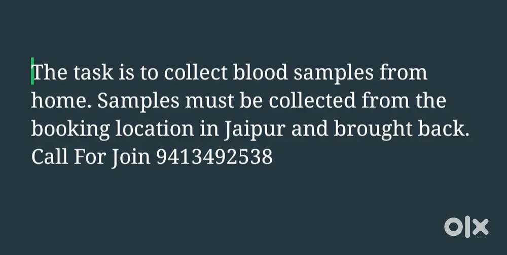 Blood Collection Technician