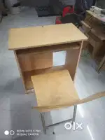 Computer or study Table and chair in wood