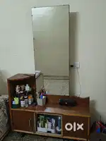 Stylish Dressing Table with Mirror & Cabinet