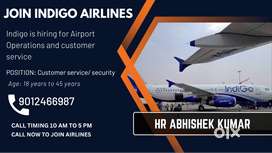 IndiGo Airlines Job- Airport Ground Staff, Cabin Crew, Driver & more.