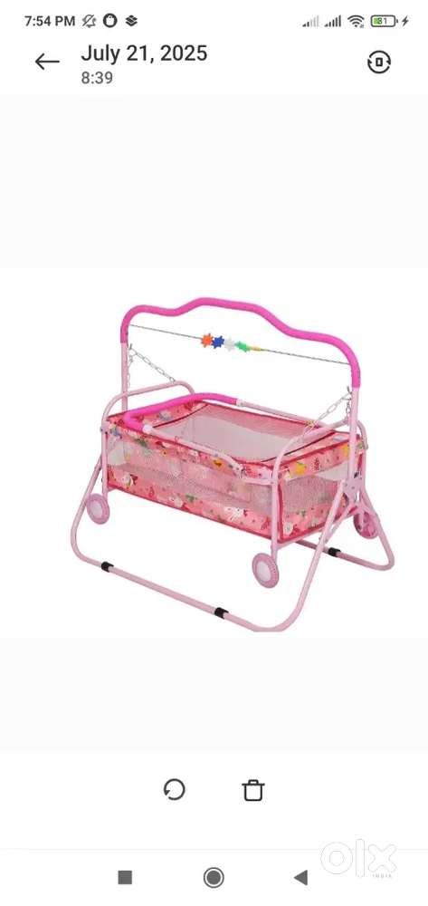 Baby palana zula, baby Walker, dish tv antina, aluminum dabba, bottle.