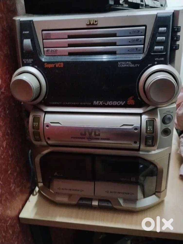 Jvc music system aux working in good condition