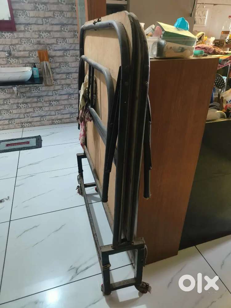 Furniture for sell including one single bed,shoe rack,long tool