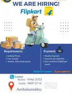 Delivery vacancy and office job avilable