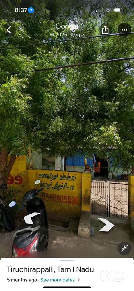 Old house or plot for sale in north kattur tiruchirappali