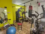 Gym space with Equipments Rent