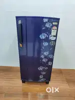 Godrej 200ltr purple flower model single door refrigerator free shippi