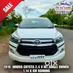 Toyota Innova Crysta 2.4 V 7 STR, 2019, Petrol